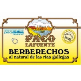 Berberechos Paco Lafuente de las Rias Gallegas 35/45